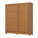 Ver imagem 4 de Guarda Roupa Roupeiro Solteiro Prime B352 Briz 2 Portas de Correr 3 Gavetas Cinamomo Henn