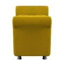 Ver imagem 2 de Recamier Bau Egeo 120x Suede Mostarda - Bandiera Decor
