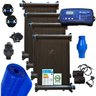 Kit Aquecedor Solar Piscina C/ Capa 20 Placas 2mt 17000 Lit - 1
