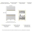 Ver imagem 4 de Armário de Compacta 2 peças Veneza Multimóveis MP2141.156 Branco