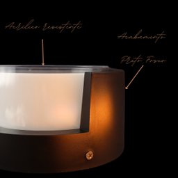 Arandela Led Moderna Preta 12w Branco Quente 3000-3500k Bivolt Hitec - 3
