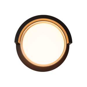 Arandela Led Moderna Preta 12w Branco Quente 3000-3500k Bivolt Hitec