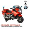 Moto Eletrica Infantil Bmw R 1200rt 12v Vermelho - Importway - 3