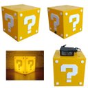 Ver imagem 7 de Luminaria Abajur de Mesa Amarelo Branco Mario Bros Grande