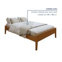 Ver imagem 7 de Cama Casal 148,5cm Turca Slim em Madeira Maciça