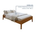 Ver imagem 7 de Cama Casal 140,5cm Turca Slim em Madeira Maciça