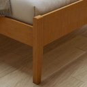 Ver imagem 7 de Cama Casal 140cm Turca Slim em Madeira Maciça