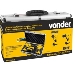 Parafusadeira Impacto Bateria 12V BIV Pfbv 012 Vonder - 4