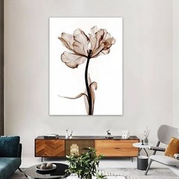 Quadro Decorativo Floral Raio-X, Tela Canvas ideal para  Sala , Quarto e Hall de entrada (100x70 cm) - 2