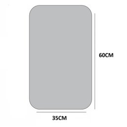 Espelho Decorativo Orgânico 60cmx35cm E09, Moderno Luxo Sala Quarto Banheiro - 2