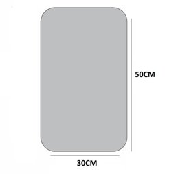 Espelho Decorativo Orgânico 50cmx30cm E09, Moderno Luxo Sala Quarto Banheiro - 3