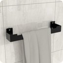 Ver imagem 4 de Kit Acessórios para Banheiro com Ventosa 7 Peças Preto Elg