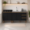 Ver imagem 1 de Armário de Cozinha Milão 2 Peças Preto
