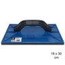 Desempenadeira Pvc Galo Azul Borracha 18 X 30cm 818/04 - 3