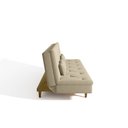 Ver imagem 7 de Sofá Cama 3 Lugares em Suede Tokio Yescasa