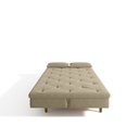Ver imagem 6 de Sofá Cama 3 Lugares em Suede Tokio Yescasa