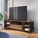 Ver imagem 1 de Rack para Tv até 50' Industrial Telado 183 Cm P1017 Mel Preto