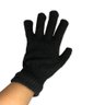 Luva Inverno Frio Unissex Adulto Lã Preta - 3