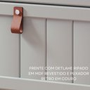 Ver imagem 5 de Gabinete Suspenso para Banheiro com Cuba Ketlyn Espresso Móveis Verde/Pistache