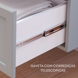 Gabinete Suspenso para Banheiro com Cuba Ketlyn Espresso Móveis - 8