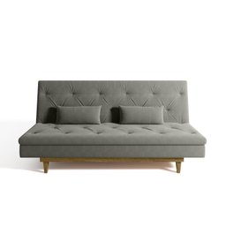 Sofá Cama 3 Lugares em Suede Tokio Yescasa - 5