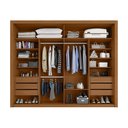 Ver imagem 4 de Guarda Roupa Casal Essencial 2 Portas de Correr 6 Gavetas