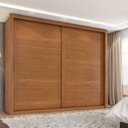 Ver imagem 1 de Guarda Roupa Casal Essencial 2 Portas de Correr 6 Gavetas Yescasa Marrom/Cinamomo