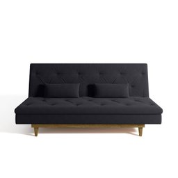 Sofá Cama 3 Lugares em Suede Tokio Yescasa - 5