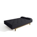 Ver mais imagens de Sofá Cama 3 Lugares em Suede Tokio Yescasa