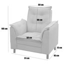 Ver imagem 5 de Poltrona de Amamentação Manoella Luxo Bellamado:azul Marinho