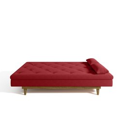 Sofá Cama 3 Lugares em Suede Tokio Yescasa - 8
