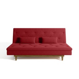 Sofá Cama 3 Lugares em Suede Tokio Yescasa - 5
