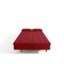 Ver imagem 6 de Sofá Cama 3 Lugares em Suede Tokio Yescasa