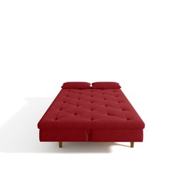Sofá Cama 3 Lugares em Suede Tokio Yescasa - 6