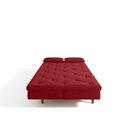 Ver imagem 6 de Sofá Cama 3 Lugares em Suede Tokio Yescasa