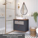 Ver imagem 7 de Gabinete para Banheiro com Cuba Mily Espresso Móveis