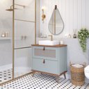 Ver imagem 5 de Gabinete para Banheiro com Cuba Mily Espresso Móveis