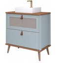 Ver imagem 3 de Gabinete para Banheiro com Cuba Mily Espresso Móveis