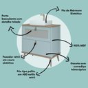Ver imagem 6 de Gabinete para Banheiro com Cuba Mily Espresso Móveis