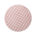 Ver imagem 1 de Tapete Quarto de Bebê Infantil Redondo Mimo Poá 100cm - Jolitex - Rosa