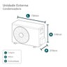 Ar-Condicionado Split HW Inverter Elgin Eco Star 12.000 BTUs R-32 Só Frio 127V - 6
