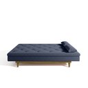 Ver imagem 7 de Sofá Cama 3 Lugares em Suede Tokio Yescasa