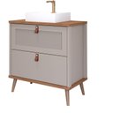 Ver imagem 2 de Gabinete para Banheiro com Cuba Mily Espresso Móveis Bege/Cappuccino