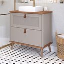 Ver imagem 1 de Gabinete para Banheiro com Cuba Mily Espresso Móveis