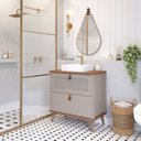 Ver imagem 5 de Gabinete para Banheiro com Cuba Mily Espresso Móveis