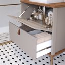 Ver imagem 2 de Gabinete para Banheiro com Cuba Mily Espresso Móveis