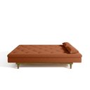 Ver imagem 7 de Sofá Cama 3 Lugares em Suede Tokio Yescasa