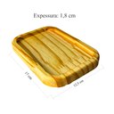Ver imagem 4 de Kit Bandeja de Madeira 12cm x 17cm- Modelo RG Tamanho Nº6 Cozinha:1
