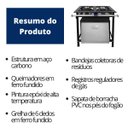 Ver imagem 5 de Fogão Industrial 2 Bocas 30x30 Baixa Pressão P7 com Forno JCN