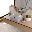 Ver imagem 1 de Cuba de Apoio para Banheiro Gross Ro36 Retangular